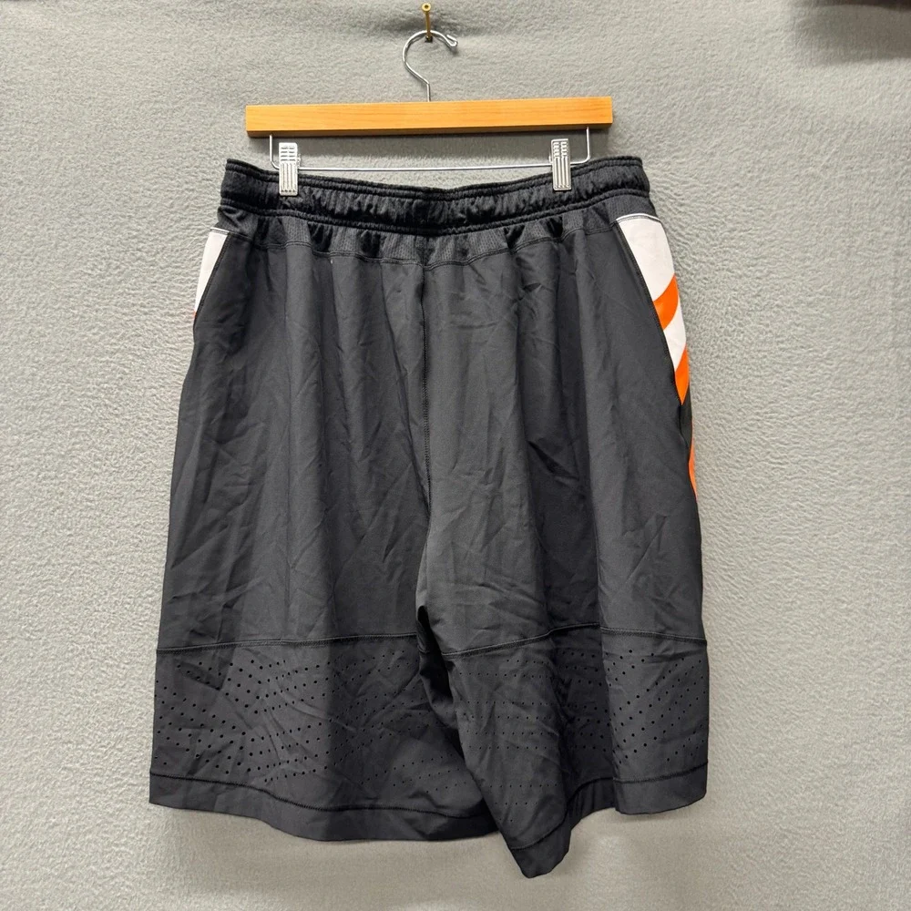 Cincinnati Bengals Shorts Mens XXL Nike NFL Onfield Black Athletic Training